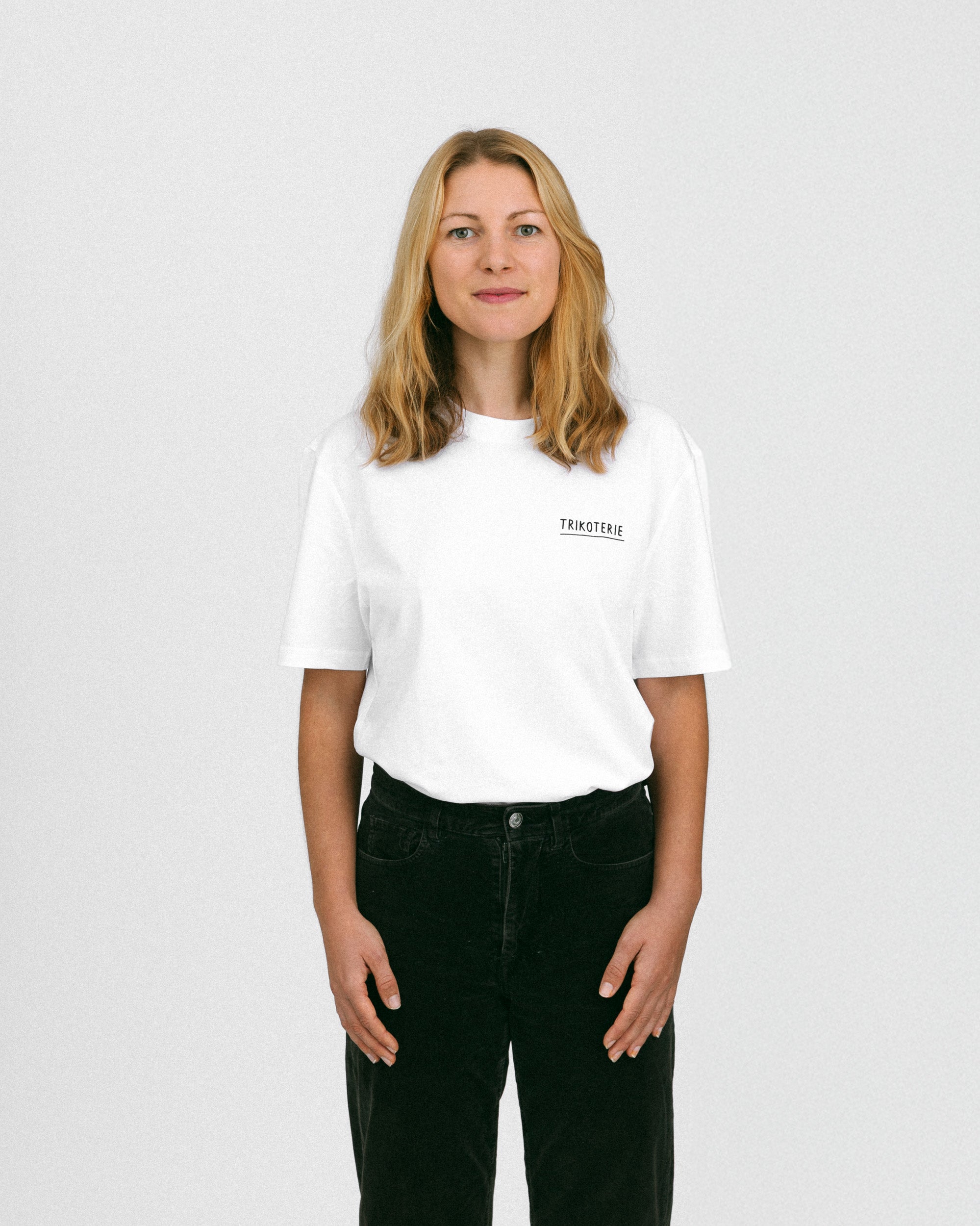 T-Shirt Stop Scrolling Weiß