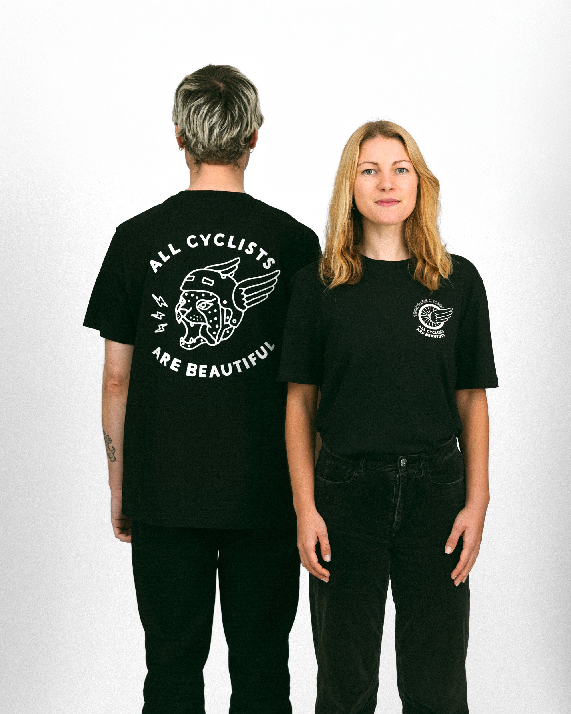 T-Shirt All Cyclists Schwarz