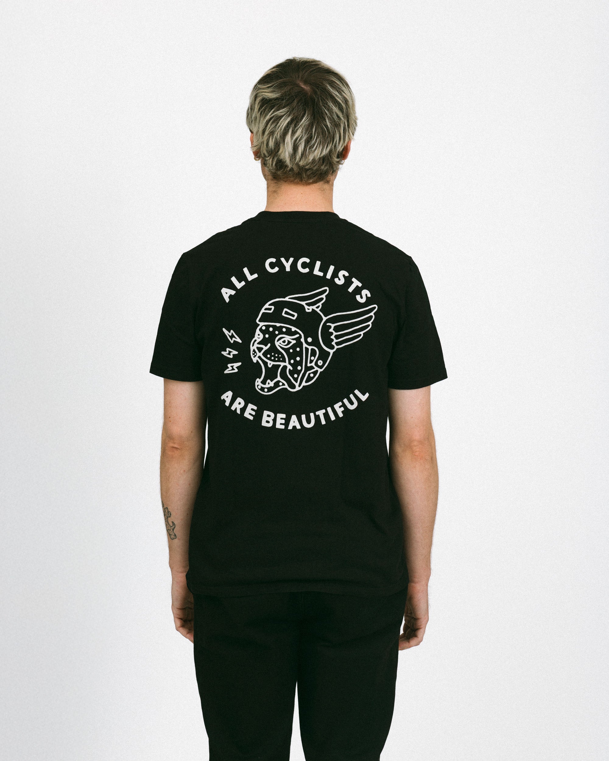 T-Shirt All Cyclists Schwarz