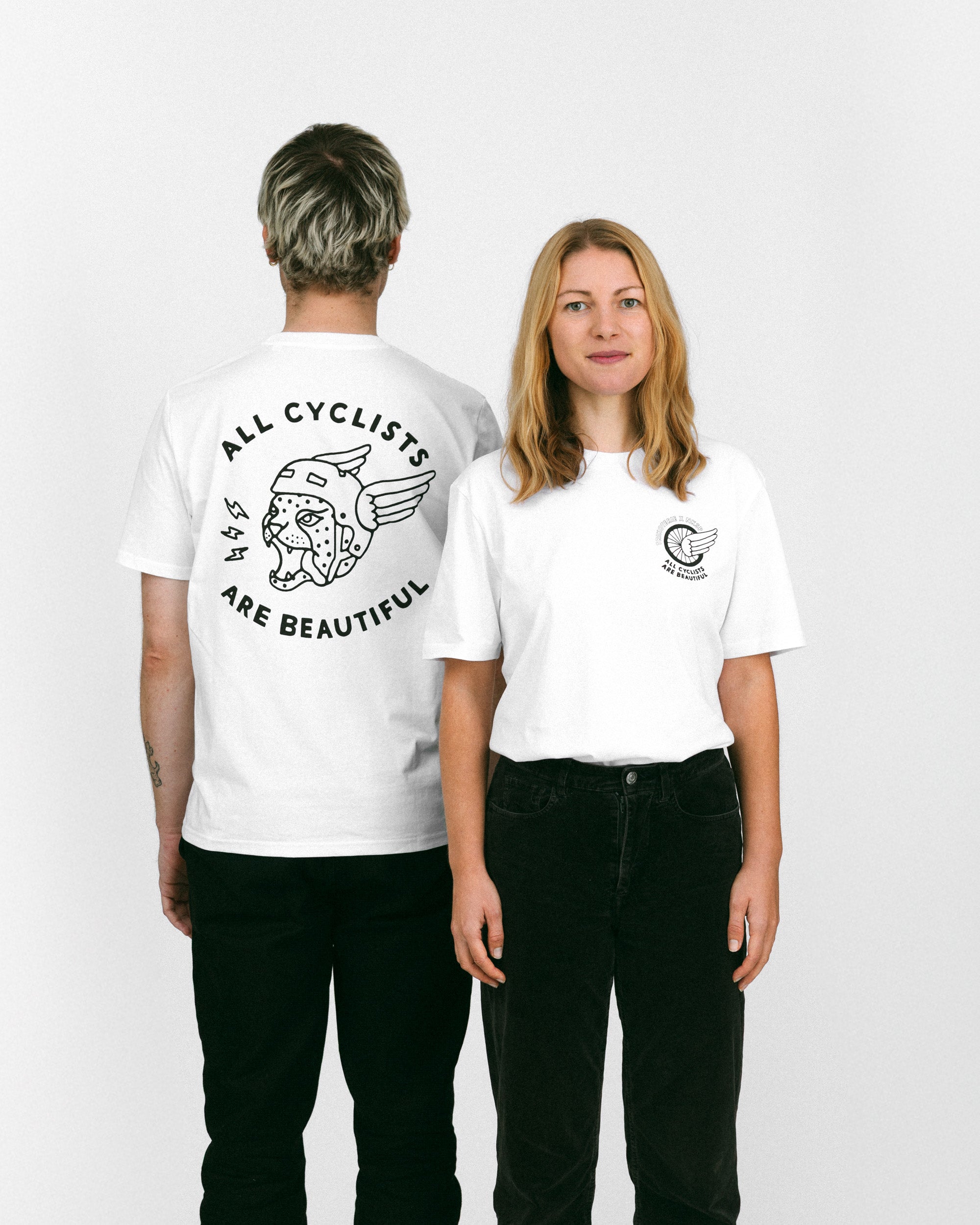 T-Shirt All Cyclists Weiß