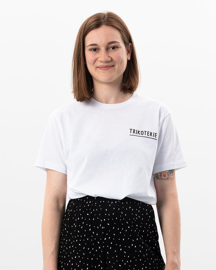 T-Shirt Stop Scrolling Weiß